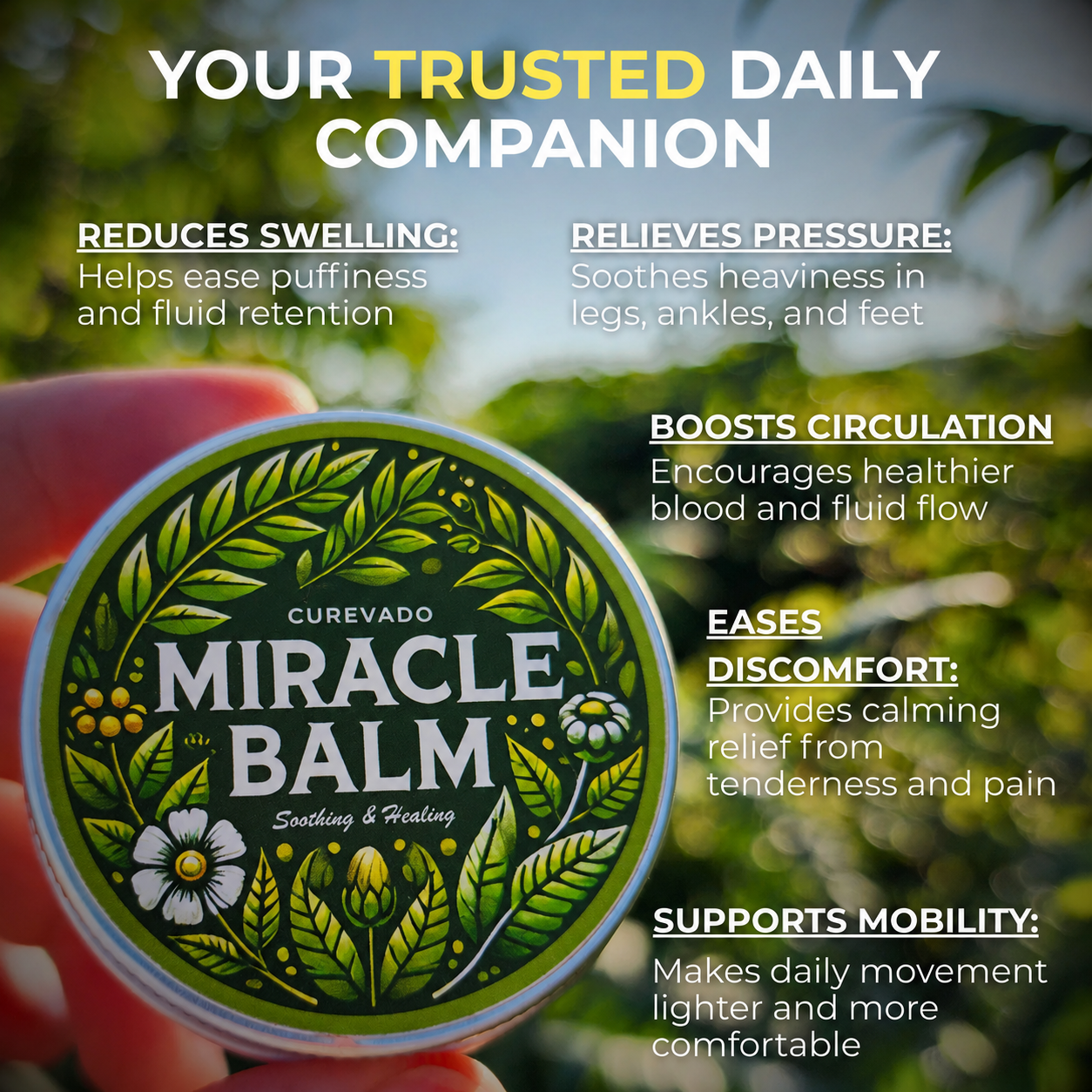 The Curevado Miracle Balm™ Herbal Powerhouse