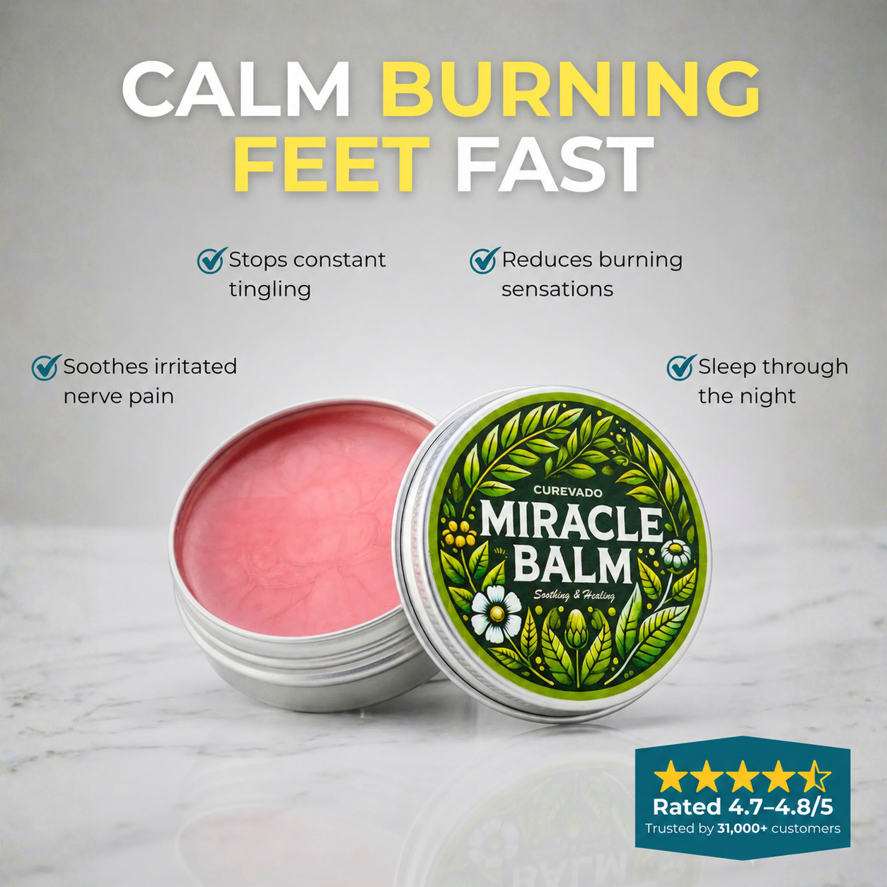 The Curevado Miracle Balm™ Herbal Powerhouse